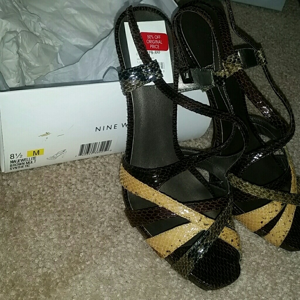 Nine West jewellite heels